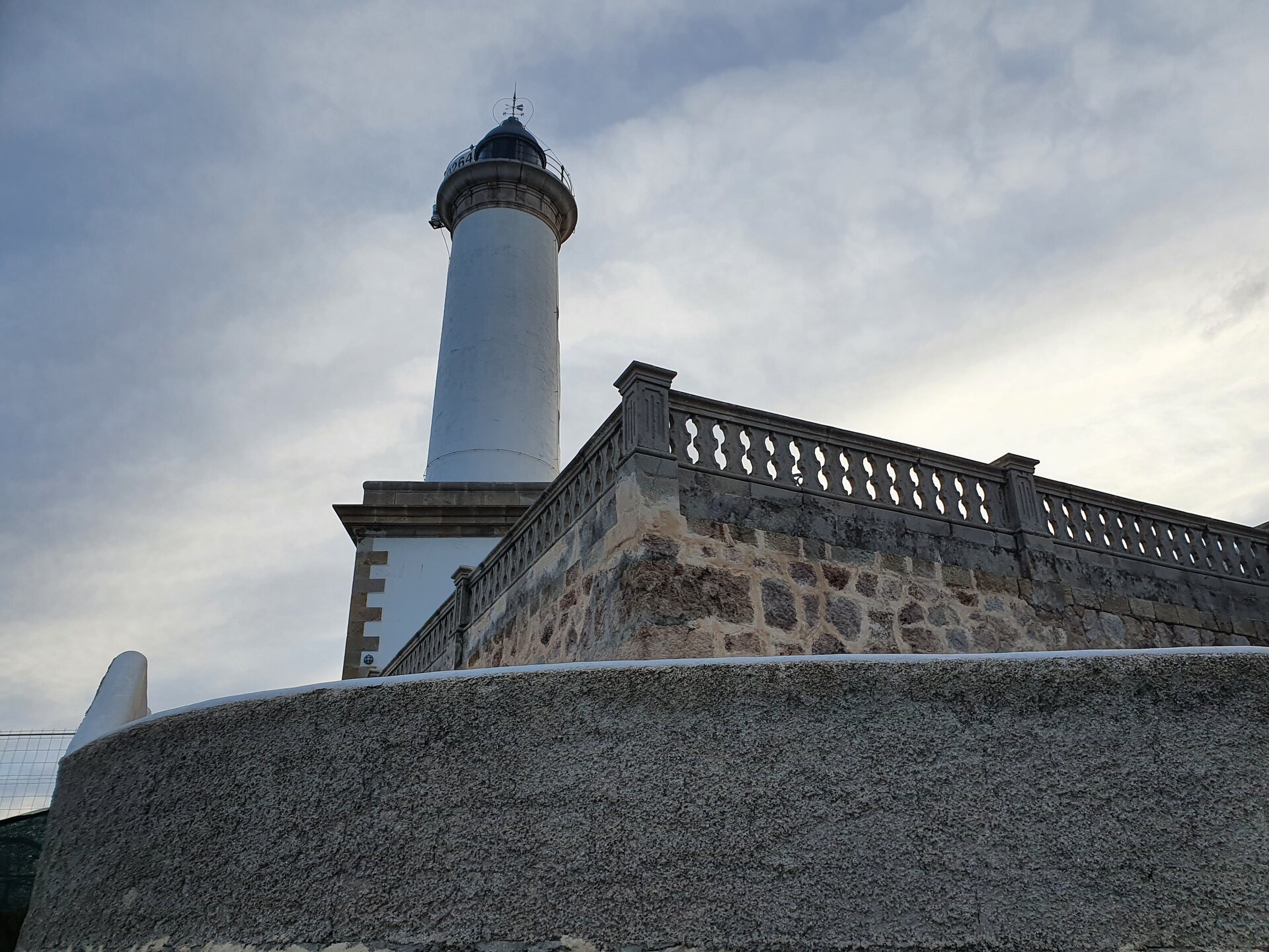 Botafoch Lighthouse in Ibiza, Spain